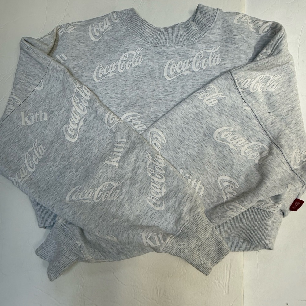 Kith x Coca-Cola Light Gray Sweatshirt